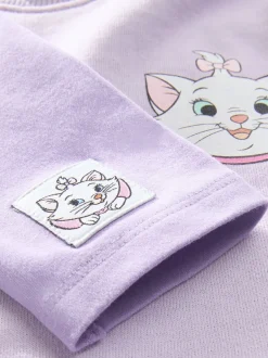 Sets En Combisets|Truien En Breisels|Next Lila-paars - Disney Aristocats sweatshirt en legging set (3mnd-7jr)