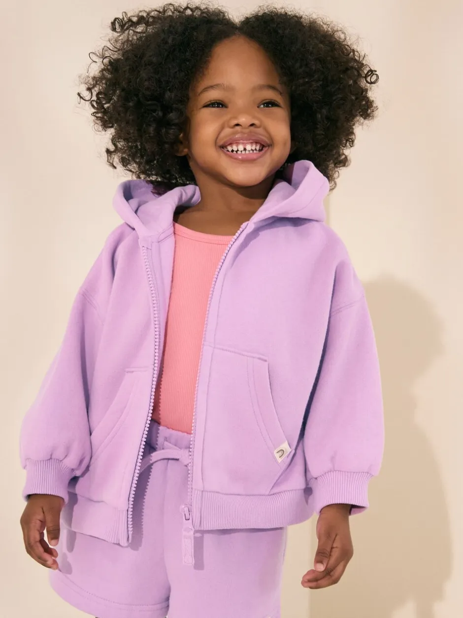 Sweaters En Hoody´S|Next Lila-paars - Hoodie met ritssluiting (3 mnd-7 jr)