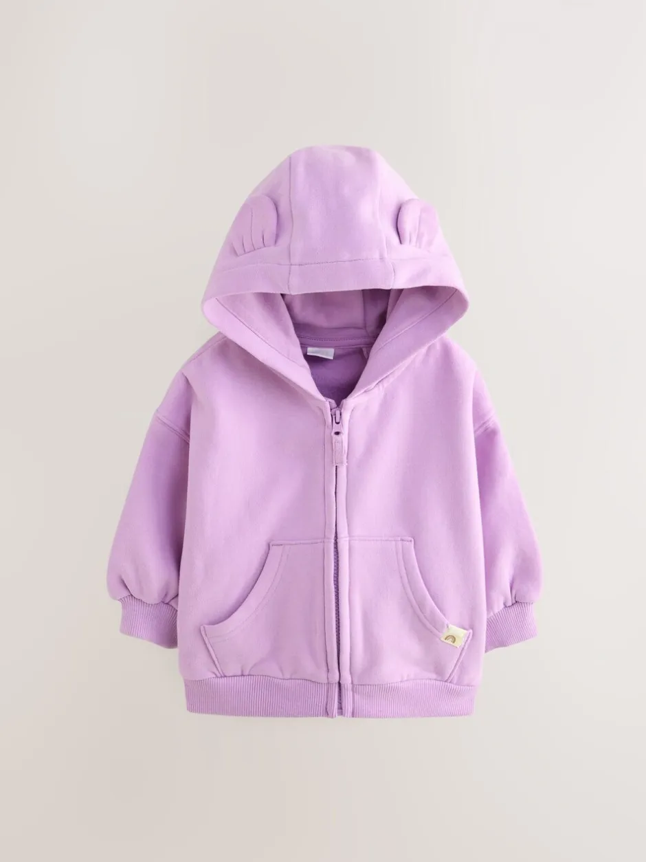 Sweaters En Hoody´S|Next Lila-paars - Hoodie met ritssluiting (3 mnd-7 jr)