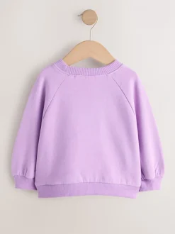 Truien En Breisels|Sets En Outfits|Next Lila-paars - Sweatshirt met ronde hals (3 mnd-7 jr)