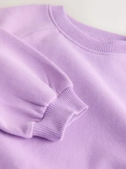 Truien En Breisels|Sets En Outfits|Next Lila-paars - Sweatshirt met ronde hals (3 mnd-7 jr)