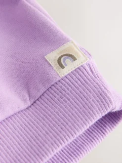 Truien En Breisels|Sets En Outfits|Next Lila-paars - Sweatshirt met ronde hals (3 mnd-7 jr)