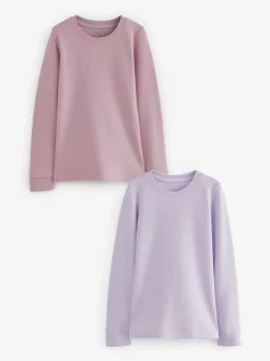 Alle Ondergoed|Schoolkleding*Next - Thermische top met lange mouwen (2-16jr) Lila-paars