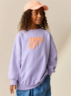 Sweaters En Hoody´S|Next - Sweatshirt (3 - 16 jr) Lilapaars bloem