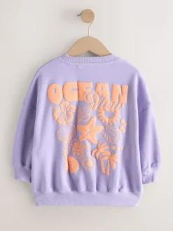 Sweaters En Hoody´S|Next - Sweatshirt (3 - 16 jr) Lilapaars bloem