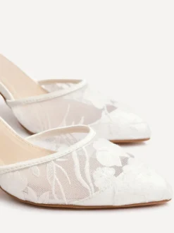 Schoenen Met Hakken*Linzi Essence Bloemen kant hakken