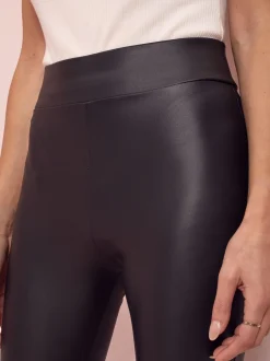 Leggings En Joggingbroeken*Lipsy - Legging met hoge taille en leerlook