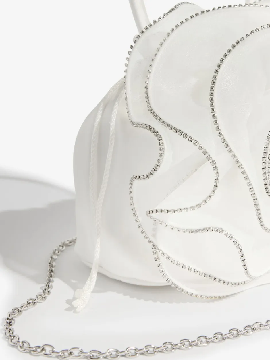 Tassen En Portemonnees|Lipsy Bridal Embellished Rose Top Handle Bag