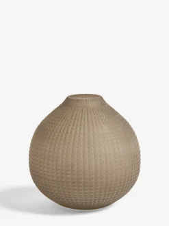 Vazen*Lipsy Carved Glass Stem Vase