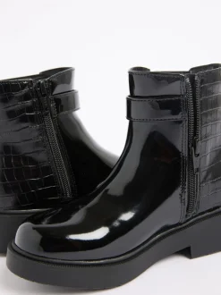 Boots|Lipsy Chelsea Boots met imitatiekrokodileffect