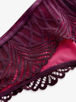 Onderbroeken|Lipsy Geo Lace Knickers