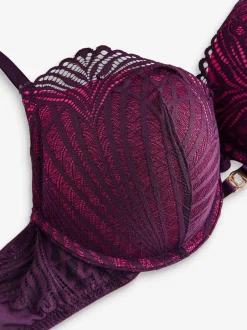 Beha's|Lipsy Geo Lace Triple Boost Bra