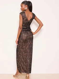 Gelegenheidskleding|Jurken*Lipsy Lace Inset Maxi Dress