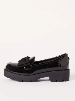 Schoolkleding*Lipsy lakleren instaploafers met dikke strik en school schoenen