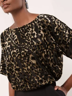 Jumpsuits En Playsuits|Gelegenheidskleding|Lipsy Leopard Print Sleeveless Cowl Neck Jumpsuit