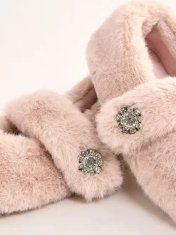 Pantoffels|Lipsy muiltjes met versierde gespdetails