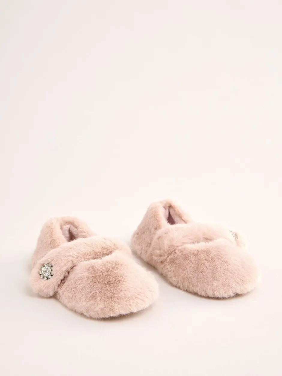 Pantoffels|Lipsy muiltjes met versierde gespdetails