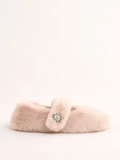 Pantoffels|Lipsy muiltjes met versierde gespdetails