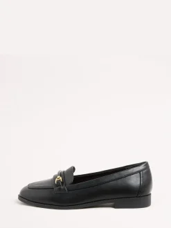 Lage Schoenen*Lipsy Snaffle Bar Faux Leather Loafers