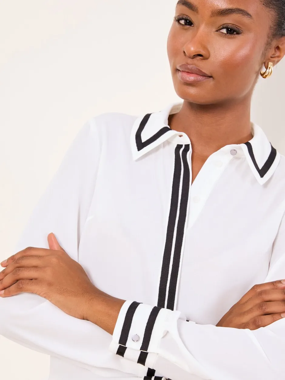 Blouses En Overhemden*Lipsy Tipped Shirt