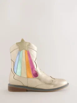 Boots|Boots*Little Bird by Jools Oliver Metallic westernBoots
