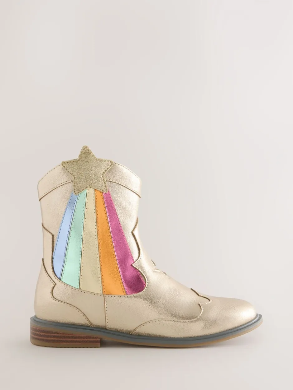 Boots|Boots*Little Bird by Jools Oliver Metallic westernBoots
