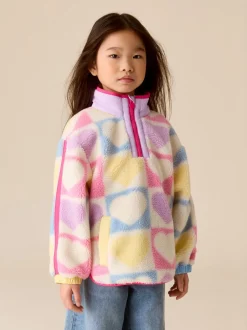 Jassen, Jacks En Kinderwagenpakjes|Jassen En Jacks|Little Bird by Jools Oliver Heart Colourblock Borg Fleece