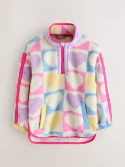 Jassen, Jacks En Kinderwagenpakjes|Jassen En Jacks|Little Bird by Jools Oliver Heart Colourblock Borg Fleece