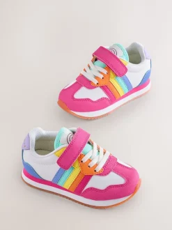 Sneakers*Little Bird by Jools Oliver Pastel Rainbow Retro Runner Trainers