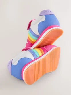 Sneakers*Little Bird by Jools Oliver Pastel Rainbow Retro Runner Trainers