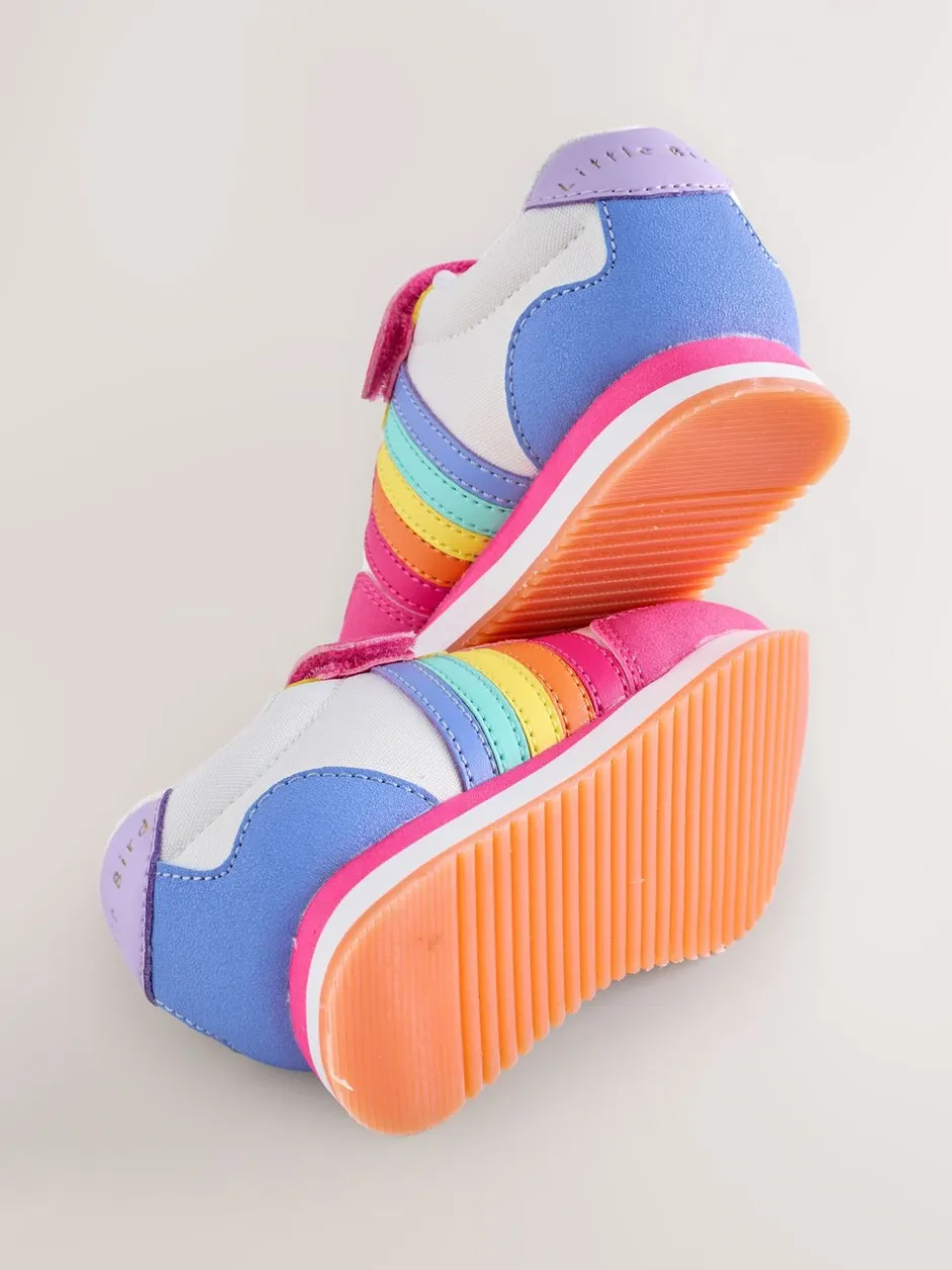 Sneakers*Little Bird by Jools Oliver Pastel Rainbow Retro Runner Trainers