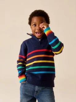 Truien En Breisels|Truien En Breisels*Little Bird by Jools Oliver Knitted Long Sleeve 1/4 Zip Jumper