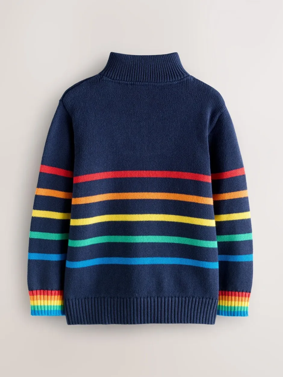 Truien En Breisels|Truien En Breisels*Little Bird by Jools Oliver Knitted Long Sleeve 1/4 Zip Jumper