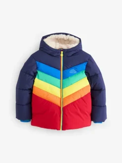 Jassen, Jacks En Kinderwagenpakjes|Jassen En Jacks*Little Bird by Jools Oliver Heldere Chevron Regenbestendige Gevoerde jas