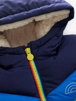 Jassen, Jacks En Kinderwagenpakjes|Jassen En Jacks*Little Bird by Jools Oliver Heldere Chevron Regenbestendige Gevoerde jas