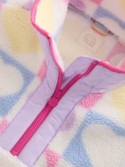 Hoody's En Sweatshirts|Little Bird by Jools Oliver Heart Colourblock Borg Fleece