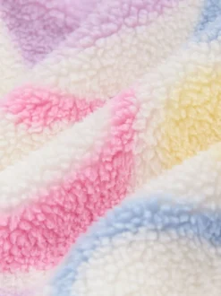 Hoody's En Sweatshirts|Little Bird by Jools Oliver Heart Colourblock Borg Fleece