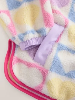 Hoody's En Sweatshirts|Little Bird by Jools Oliver Heart Colourblock Borg Fleece