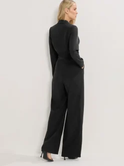 Jumpsuits En Playsuits|Long Tall Sally Long Sleeve Collar Jumpsuit