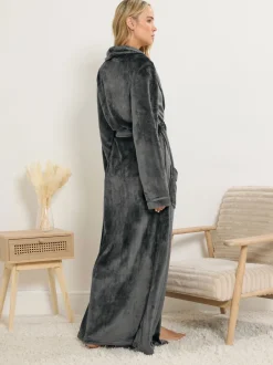 Badjassen|Long Tall Sally Ribbon Shawl Maxi Robe