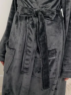 Badjassen|Long Tall Sally Ribbon Shawl Maxi Robe