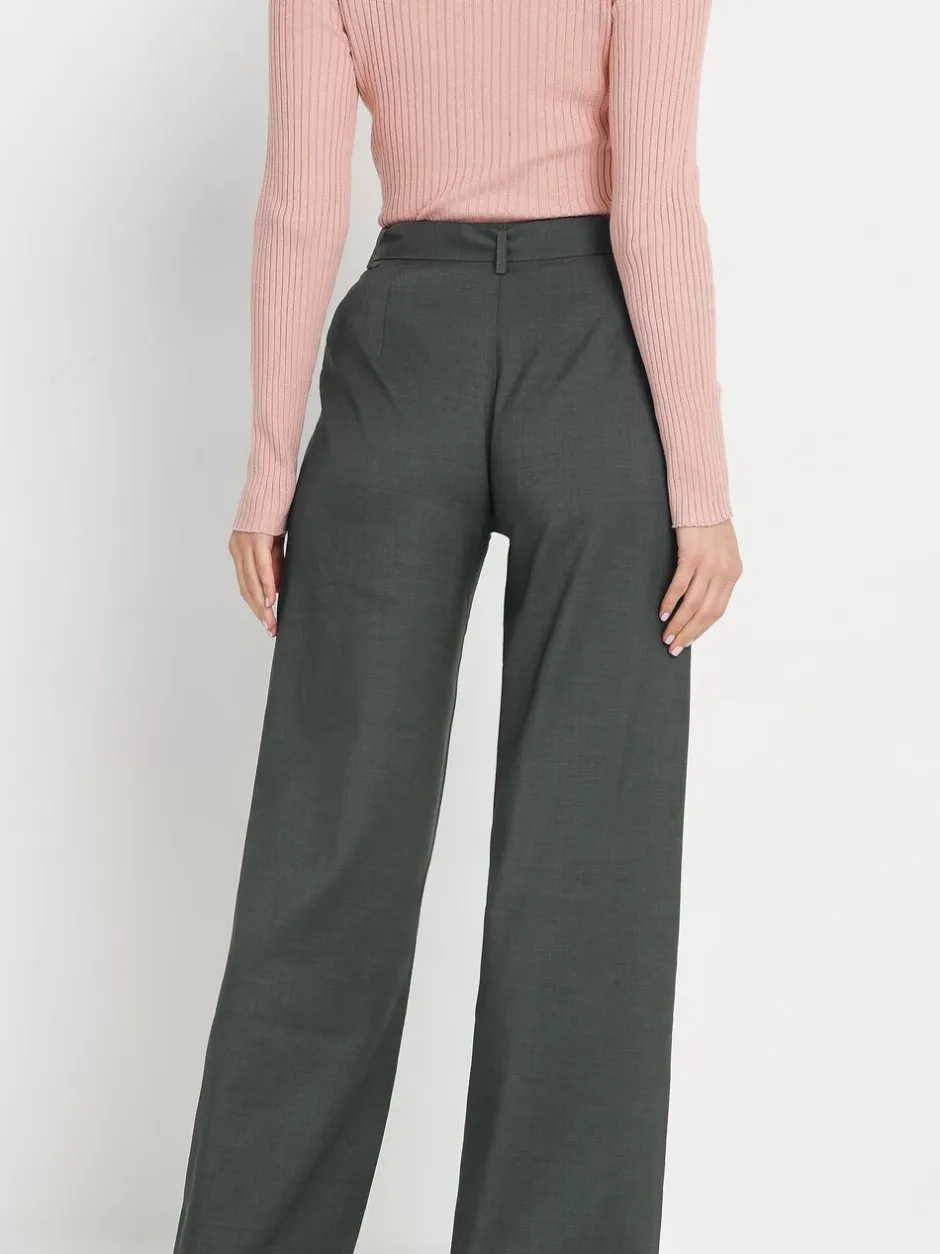 Kostuums En Werkkleding*Long Tall Sally Wide Leg Belted Trousers