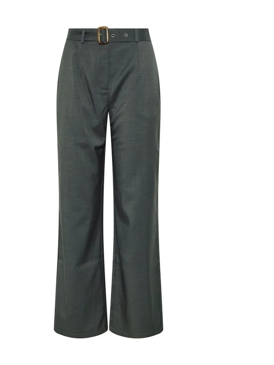 Kostuums En Werkkleding*Long Tall Sally Wide Leg Belted Trousers