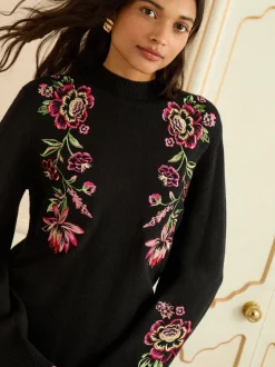 Jurken*Love & Roses - Behaaglijke trui-jurk