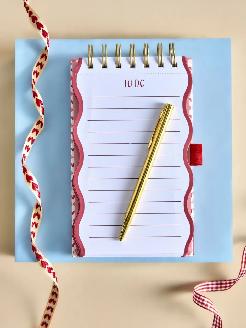 Thuiskantoor*Next Love Heart List Pad and Pen