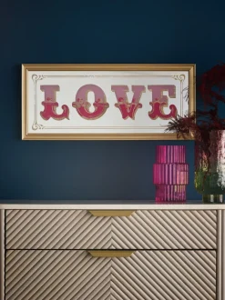 Canvassen En Kunst Voor Aan De Wand|Next Love Mirror Slogan Wall Art