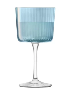 Glas|LSA International Gems Assorted Set van 250ml wijnglazen Safier