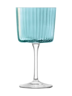 Glas|LSA International Gems Assorted Set van 250ml wijnglazen Safier