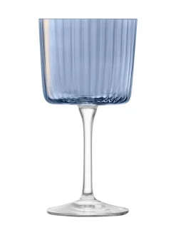 Glas|LSA International Gems Assorted Set van 250ml wijnglazen Safier