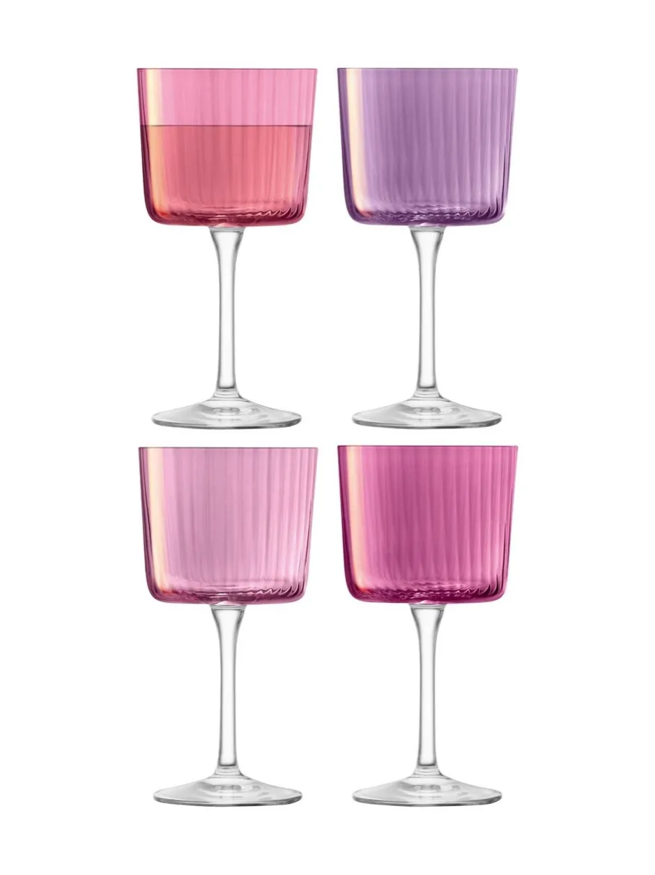 Glas*LSA International Gems Assorted Set van 250ml wijnglazen Granaat